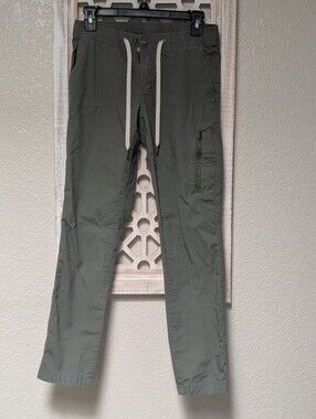 Vuori Mens XS Ripstop Pants Army Olive Green VW401 Outdoor Gorpcore Activewear